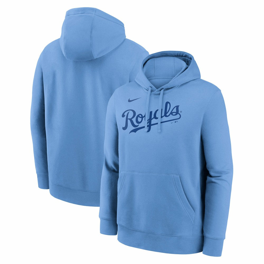 Kansas City Royals Dri-Fit Club Hoodie Light Blue | Nike