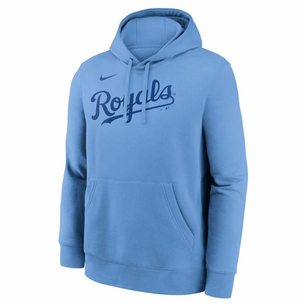 Kansas City Royals Dri-Fit Club Hoodie Light Blue | Nike