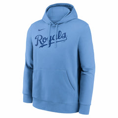 Kansas City Royals Dri-Fit Club Hoodie Light Blue | Nike