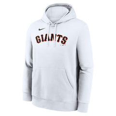 San Francisco Giants Dri-Fit Club Hoodie White | Nike
