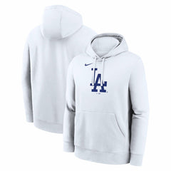 Los Angeles Dodgers Logo Club Hoodie White | Nike