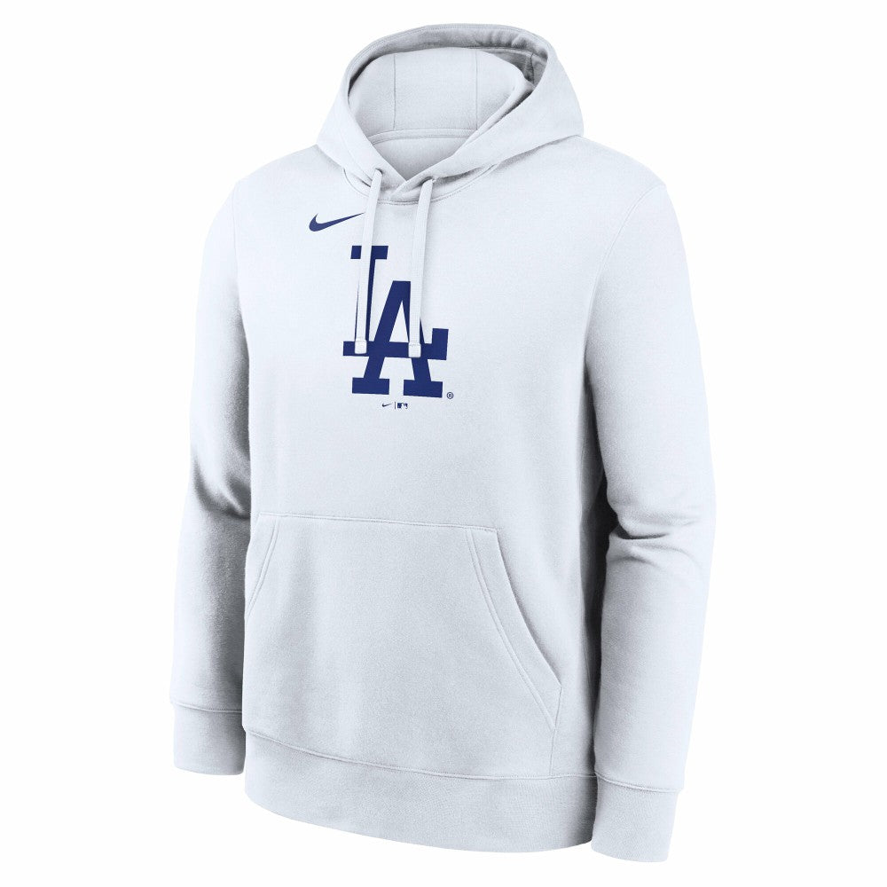 Los Angeles Dodgers Logo Club Hoodie White | Nike