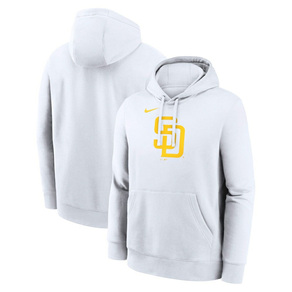San Diego Padres Logo Club Hoodie White | Nike