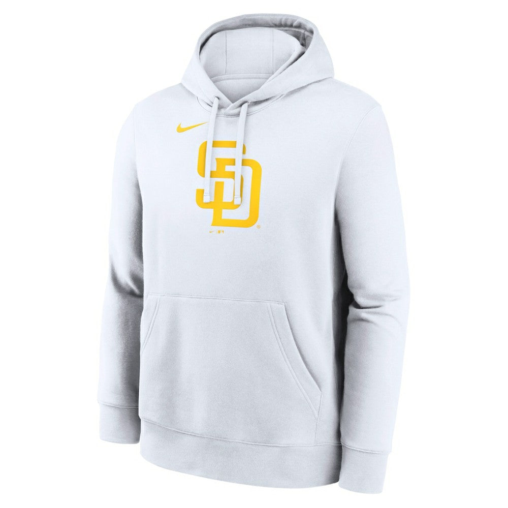 San Diego Padres Logo Club Hoodie White | Nike
