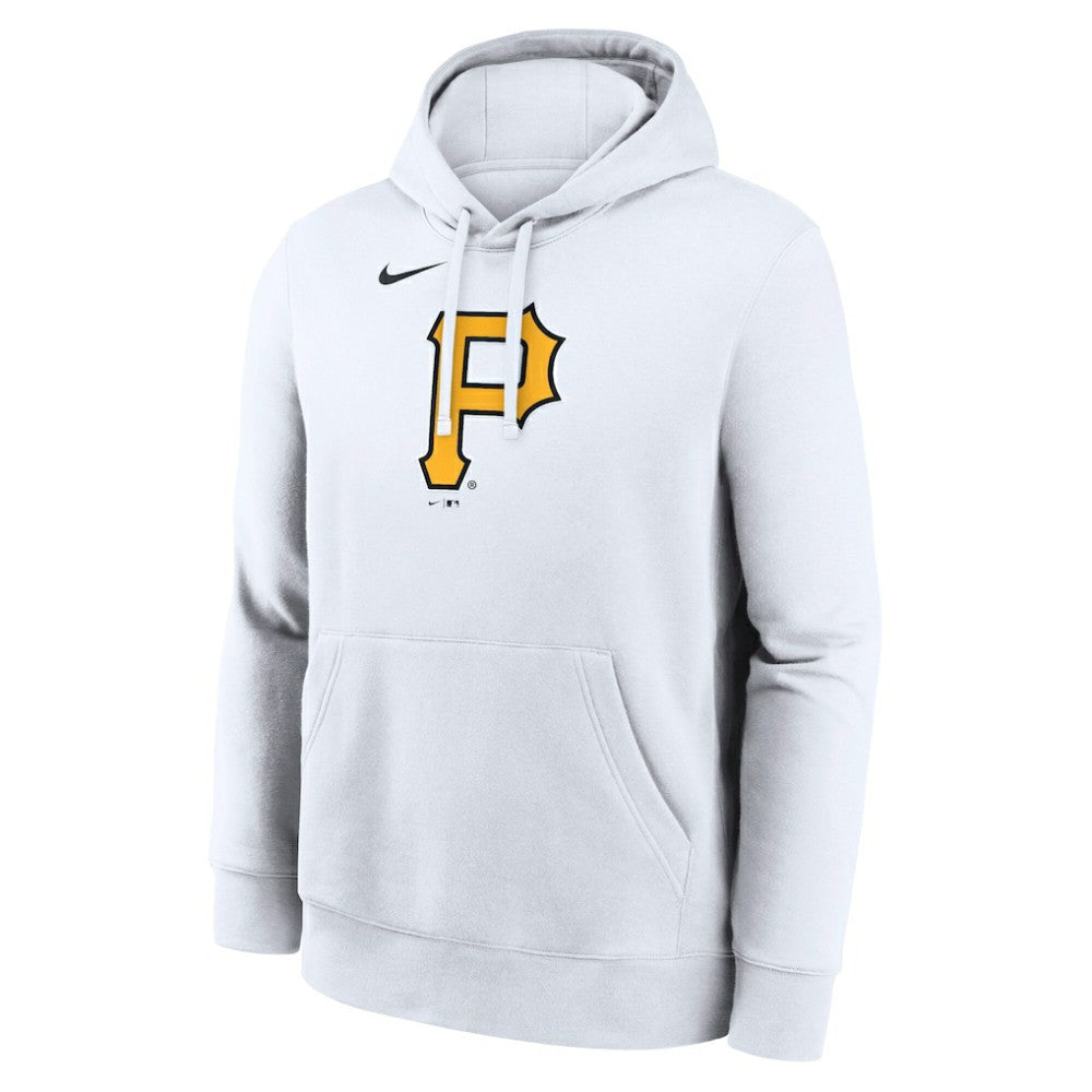 Pittsburgh Pirates Logo Club Hoodie White | Nike