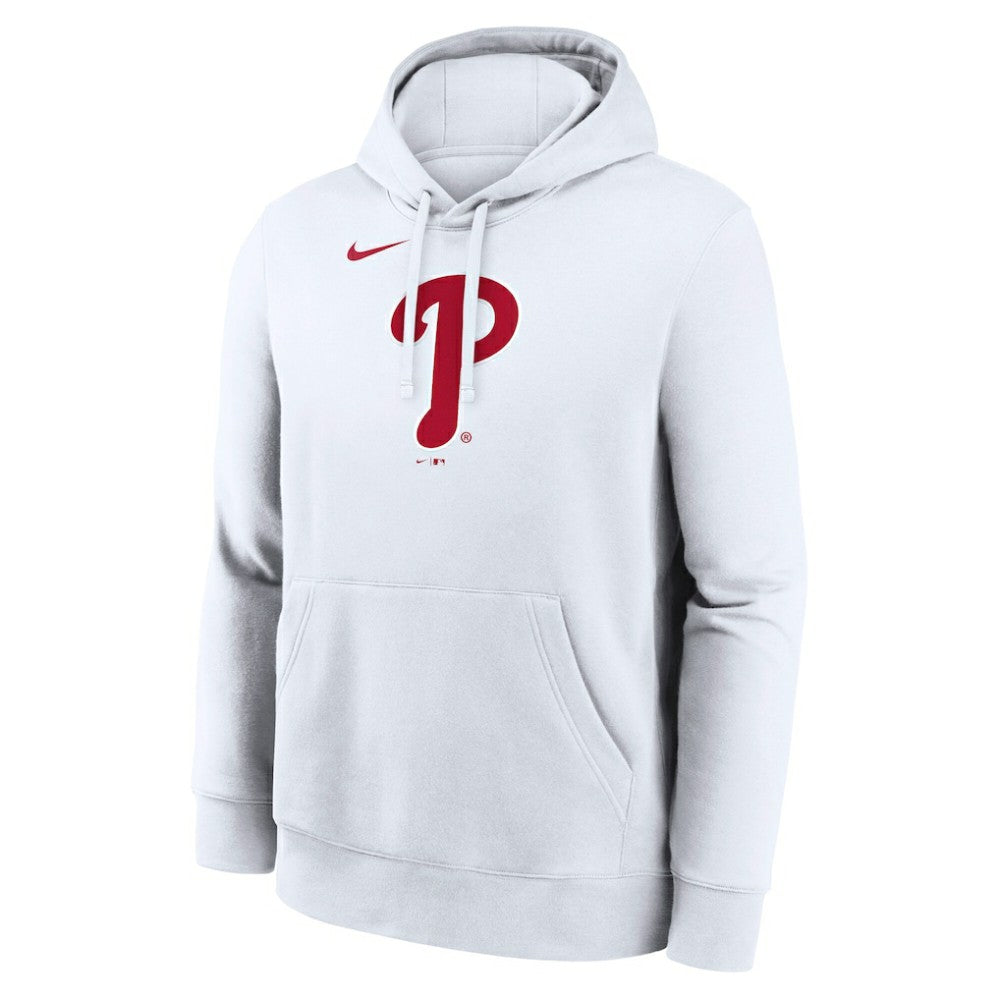 Philadelphia Phillies Logo Club Hoodie White | Nike