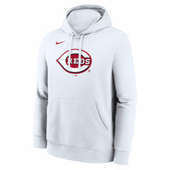 Cincinnati Reds Logo Club Hoodie White | Nike