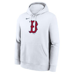 Boston Red Sox Logo Club Hoodie White | Nike