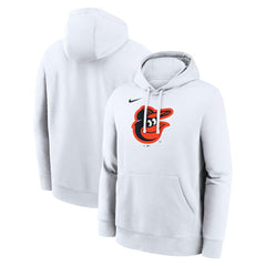 Baltimore Orioles Logo Club Hoodie White | Nike