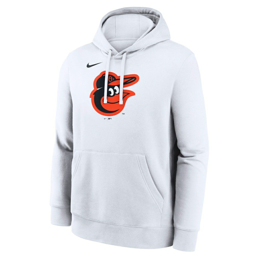 Baltimore Orioles Logo Club Hoodie White | Nike