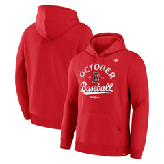 Boston Red Sox 2025 MLB Postseason Locker Room Hoodie Red