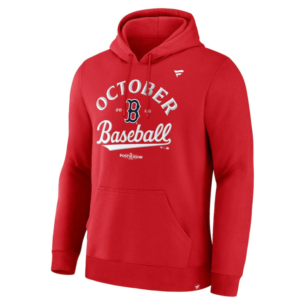 Boston Red Sox 2025 MLB Postseason Locker Room Hoodie Red