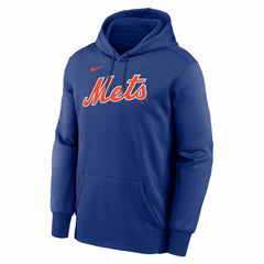 New York Mets Primary Wordmark Therma Hoodie Royal | Nike