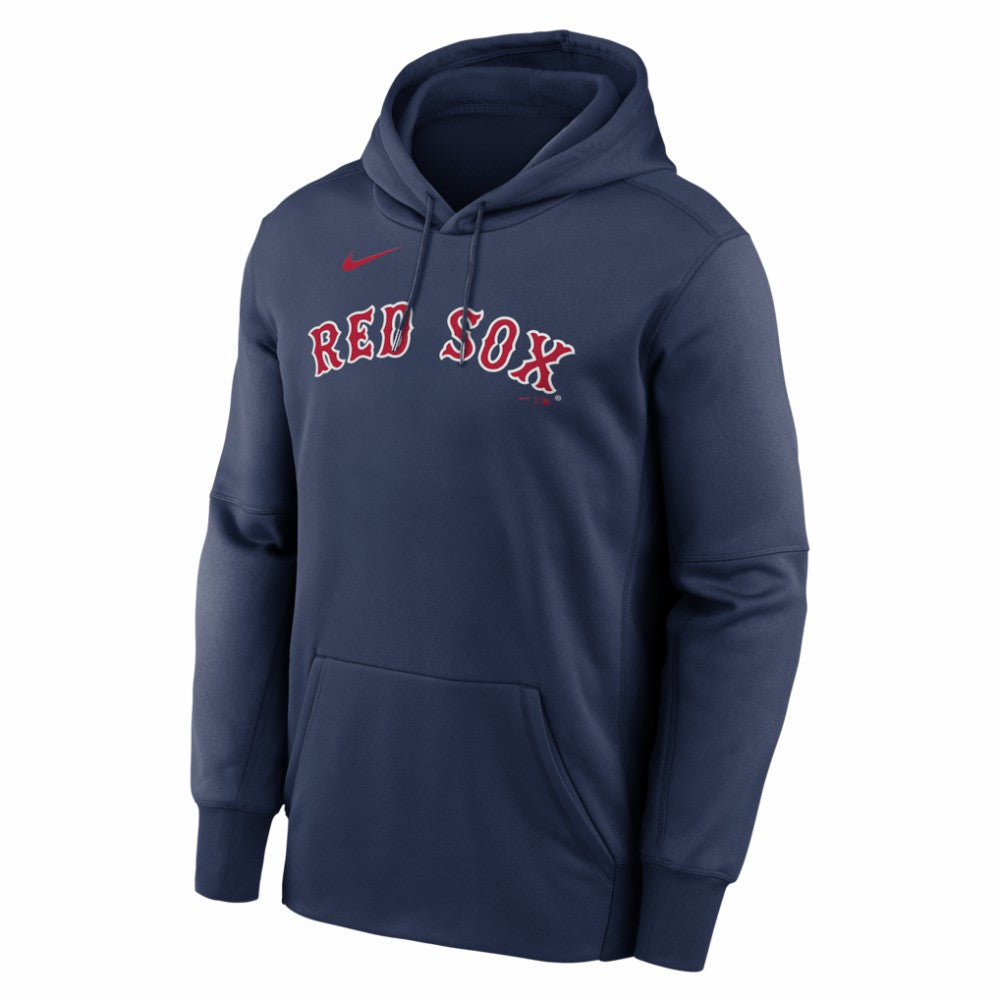 Boston Red Sox Primary Wordmark Therma Hoodie Navy | Nike