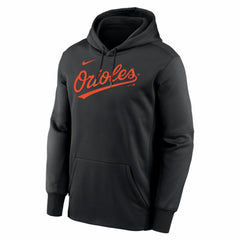 Baltimore Orioles Primary Wordmark Therma Hoodie Black | Nike