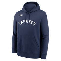 New York Yankees Cooperstown Collection Wordmark Club Hoodie Navy | Nike