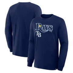 Tampa Bay Rays Lock-Up Legacy Long Sleeve T-Shirt Navy