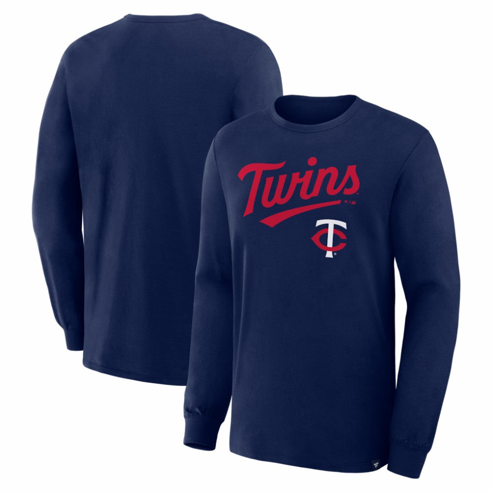 Minnesota Twins Lock-Up Legacy Long Sleeve T-Shirt Navy