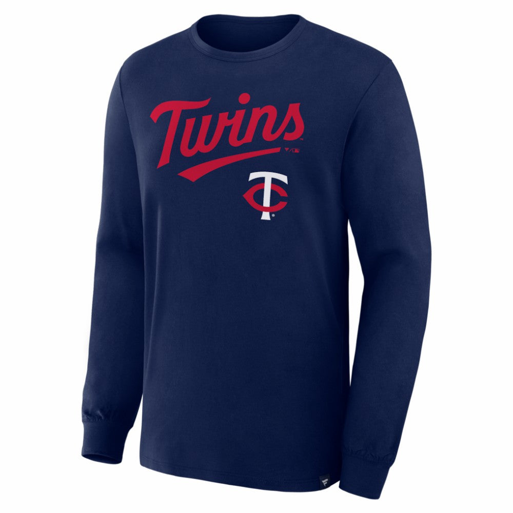 Minnesota Twins Lock-Up Legacy Long Sleeve T-Shirt Navy