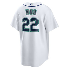 Bryan Woo Seattle Mariners Home Replica Jersey White | Nike