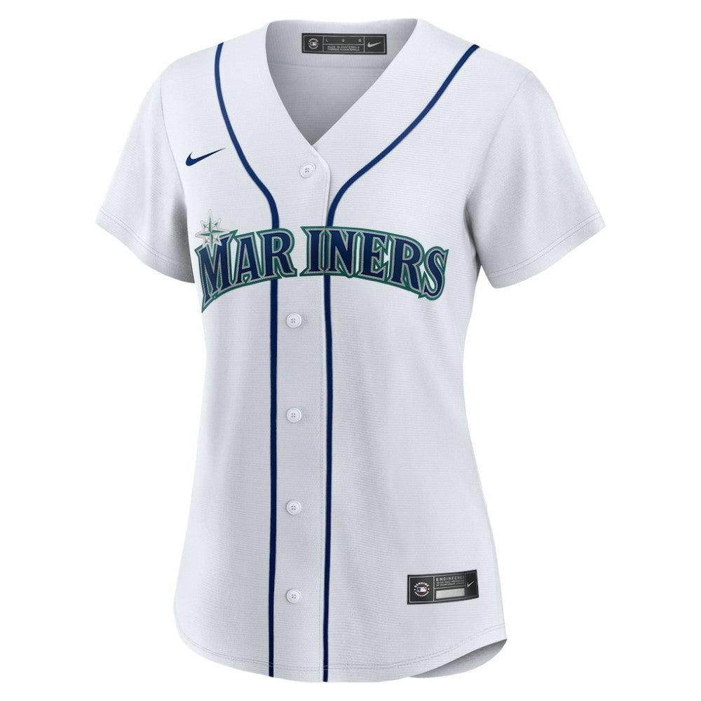 Bryan Woo Seattle Mariners Women's Home Replica Jersey White | Nike