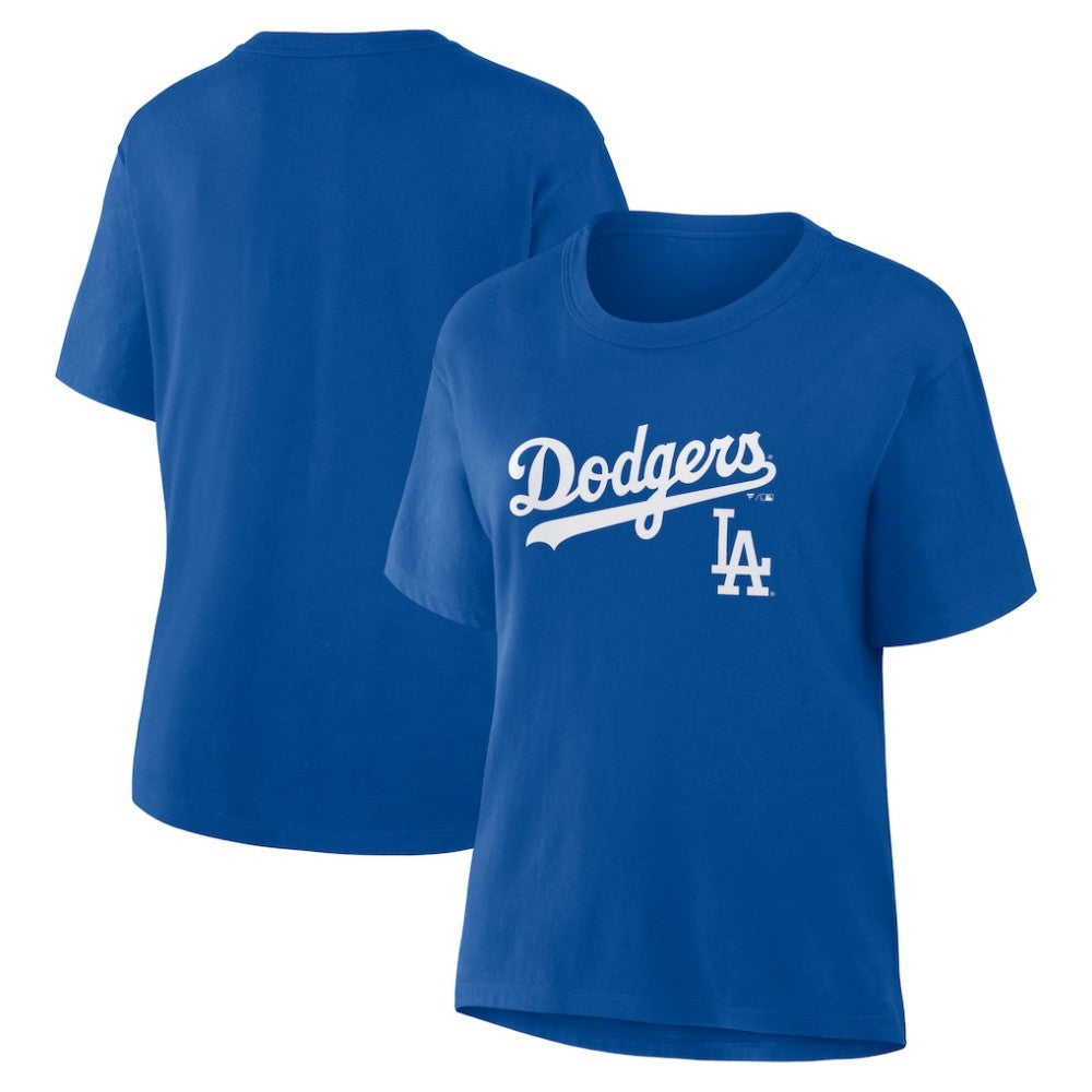 Los Angeles Dodgers Women's Lockup Legacy T-Shirt Royal