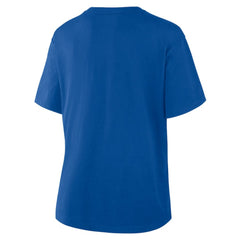 Chicago Cubs Women's Lockup Legacy T-Shirt Royal