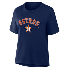 Houston Astros Women's Lockup Legacy T-Shirt Navy
