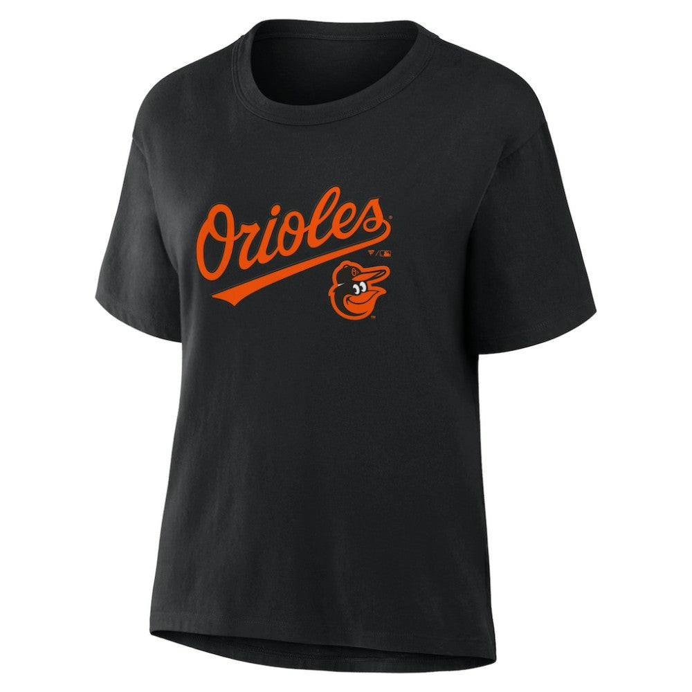 Baltimore Orioles Women's Lockup Legacy T-Shirt Black