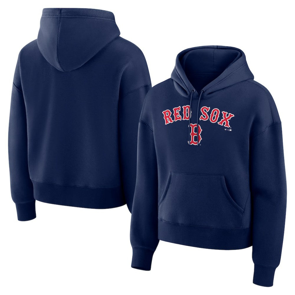 Boston Red Sox Women's Lockup Legacy Fleece Hoodie Navy