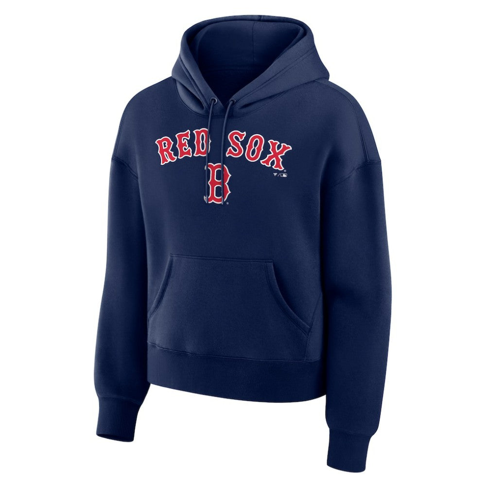 Boston Red Sox Women's Lockup Legacy Fleece Hoodie Navy