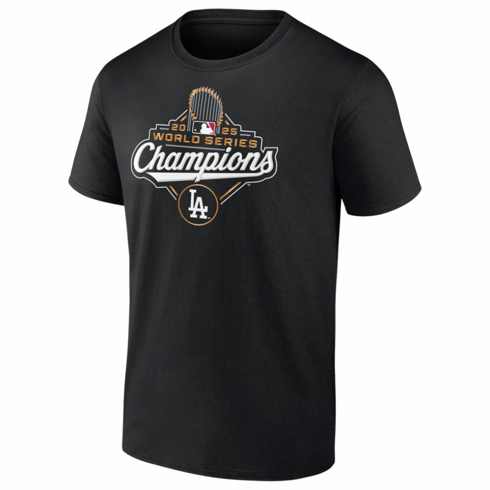 Tommy Edman Los Angeles Dodgers 2025 World Series Champions Name & Number T-Shirt Black