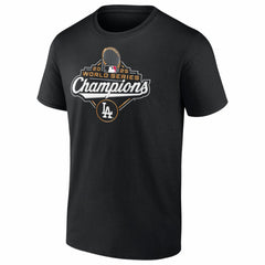 Tommy Edman Los Angeles Dodgers 2025 World Series Champions Name & Number T-Shirt Black