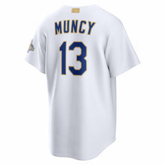 Max Muncy Los Angeles Dodgers 2026 Gold Collection Stadium Jersey White | Nike