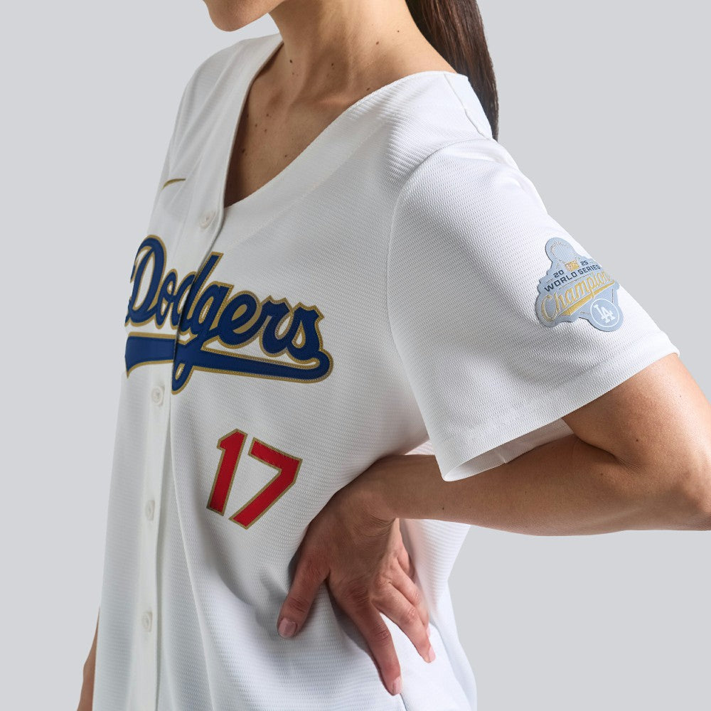 Shohei Ohtani Los Angeles Dodgers Women's 2026 Gold Collection Stadium Jersey White | Nike