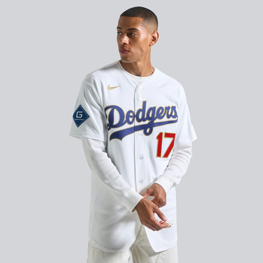 Shohei Ohtani Los Angeles Dodgers 2026 Gold Collection Authentic Jersey White | Nike