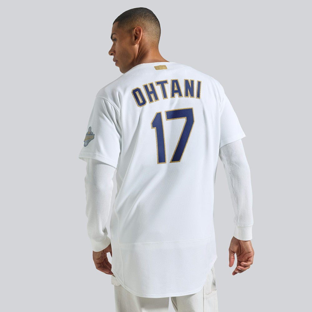 Shohei Ohtani Los Angeles Dodgers 2026 Gold Collection Authentic Jersey White | Nike
