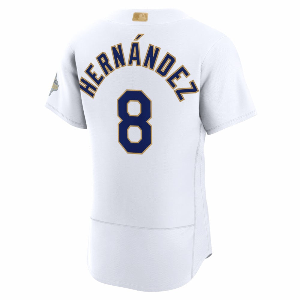 Enrique Hernández Los Angeles Dodgers 2026 Gold Collection Authentic Jersey White | Nike
