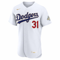 Tyler Glasnow Los Angeles Dodgers 2026 Gold Collection Authentic Jersey White | Nike
