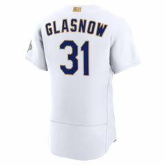 Tyler Glasnow Los Angeles Dodgers 2026 Gold Collection Authentic Jersey White | Nike