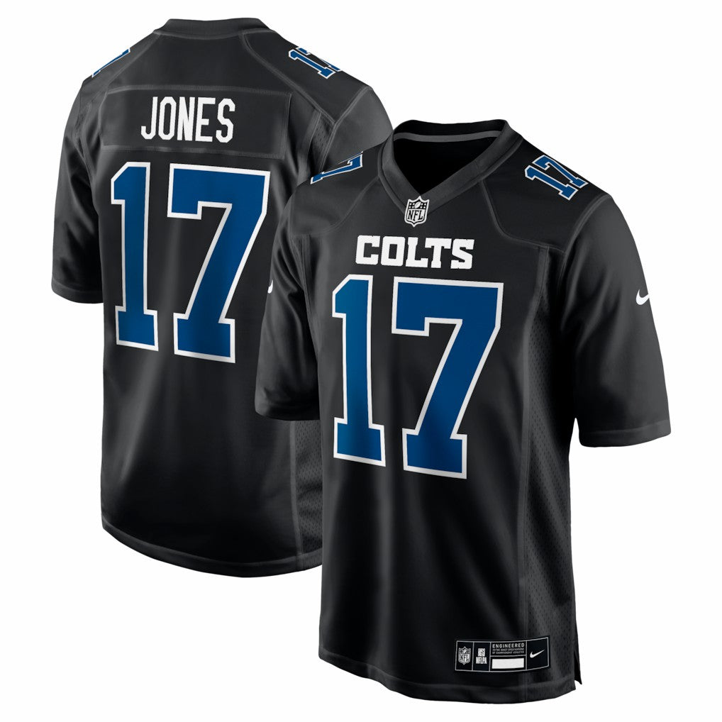Daniel Jones Indianapolis Colts Fashion Game Jersey - Carbon Black
