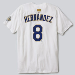 Enrique Hernández Los Angeles Dodgers 2026 Gold Collection Name & Number T-Shirt White | Nike