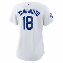 Yoshinobu Yamamoto Los Angeles Dodgers Women's 2025 World Series Champions Home Replica Jersey White | Nike