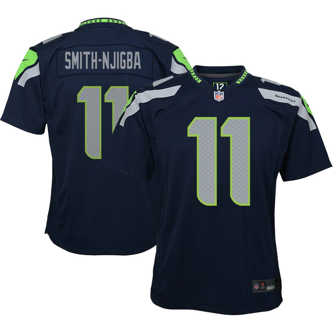 Jaxon Smith-Njigba Seattle Seahawks Youth Game Jersey - College Navy