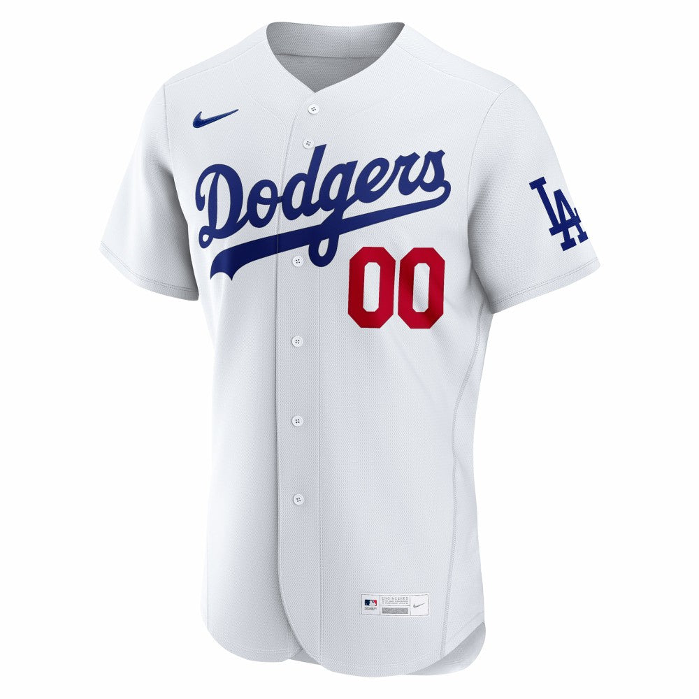 Los Angeles Dodgers Home Authentic Custom Jersey White | Nike
