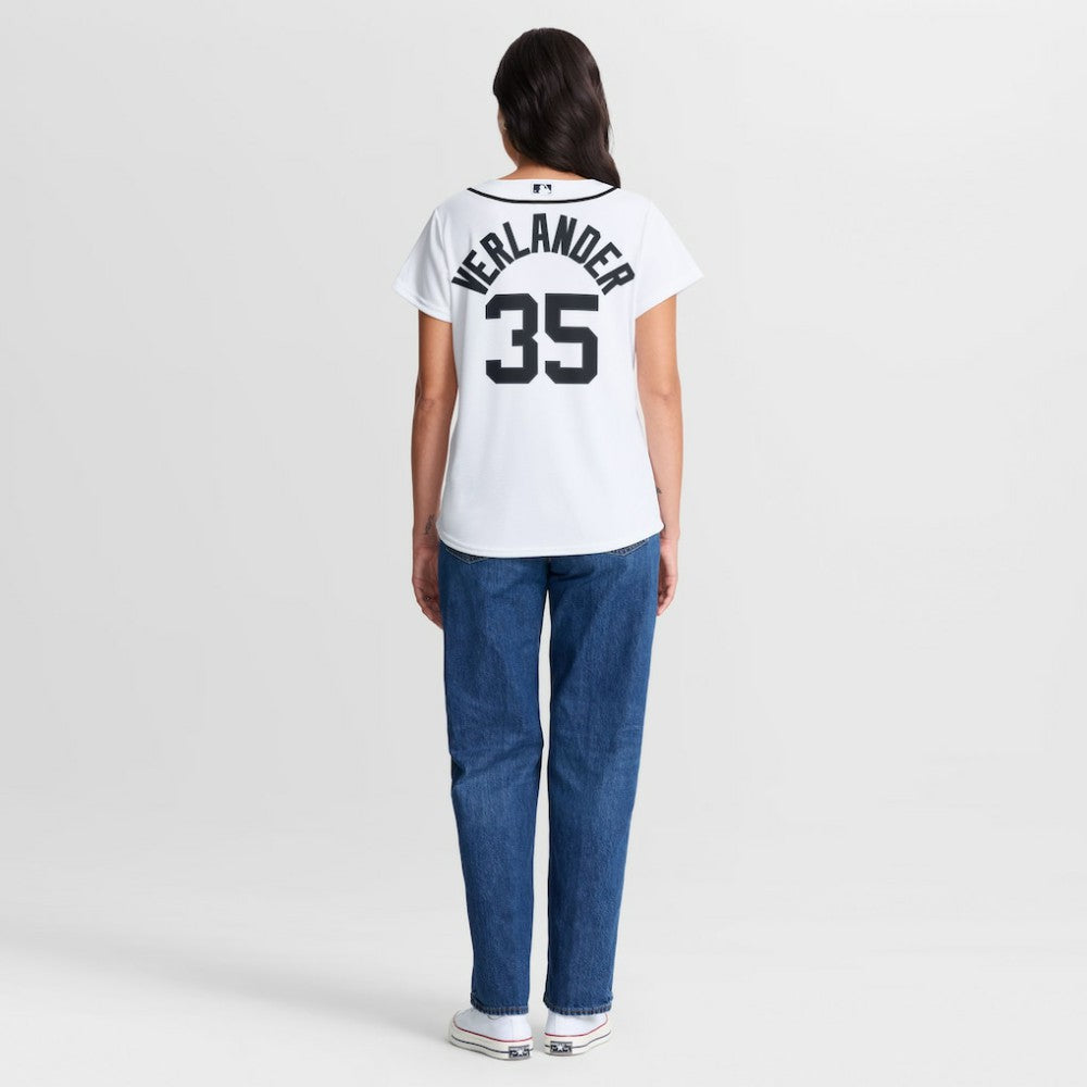 Justin Verlander Detroit Tigers Women's Home Replica Jersey White | Nike