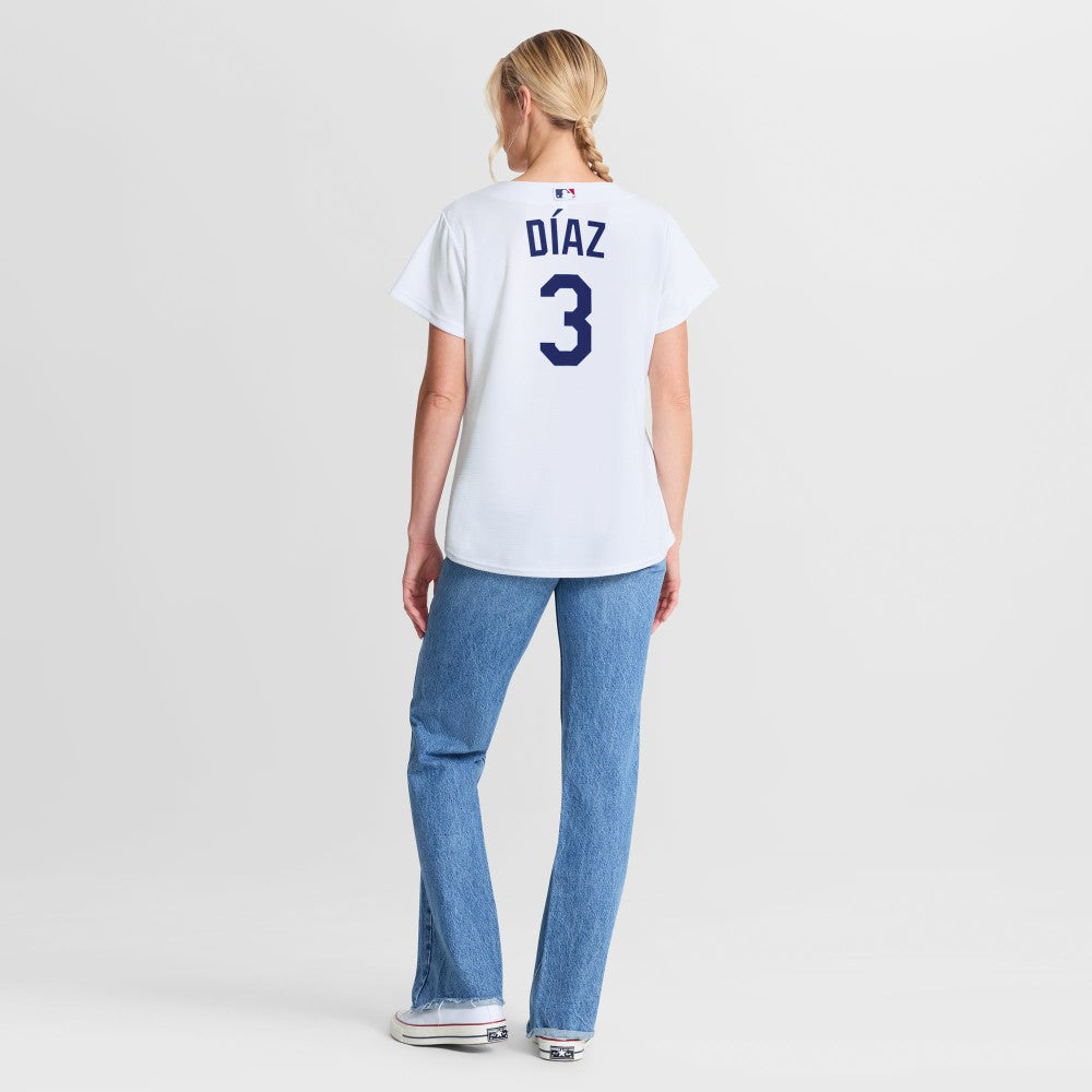 Edwin Díaz Los Angeles Dodgers Women's Home Replica Jersey White | Nike