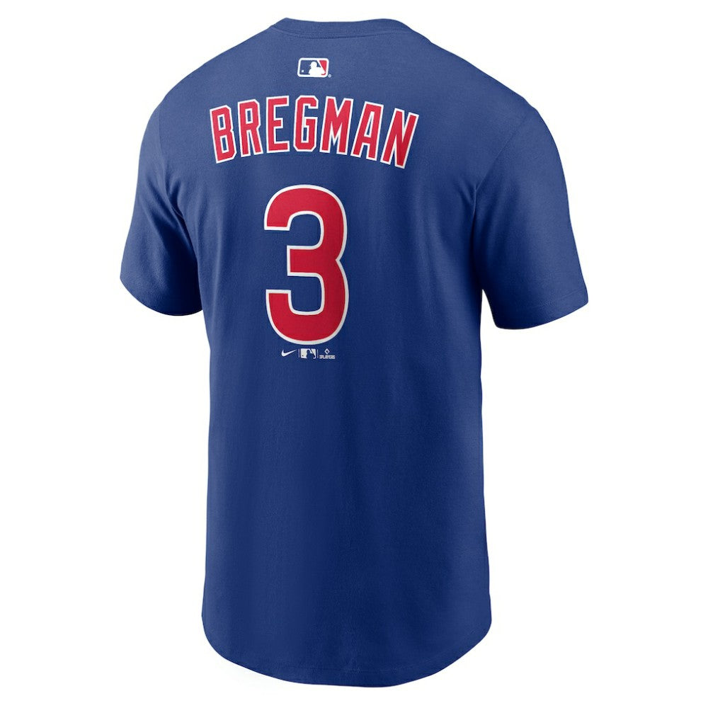 Alex Bregman Chicago Cubs Home Name & Number T-Shirt Royal | Nike
