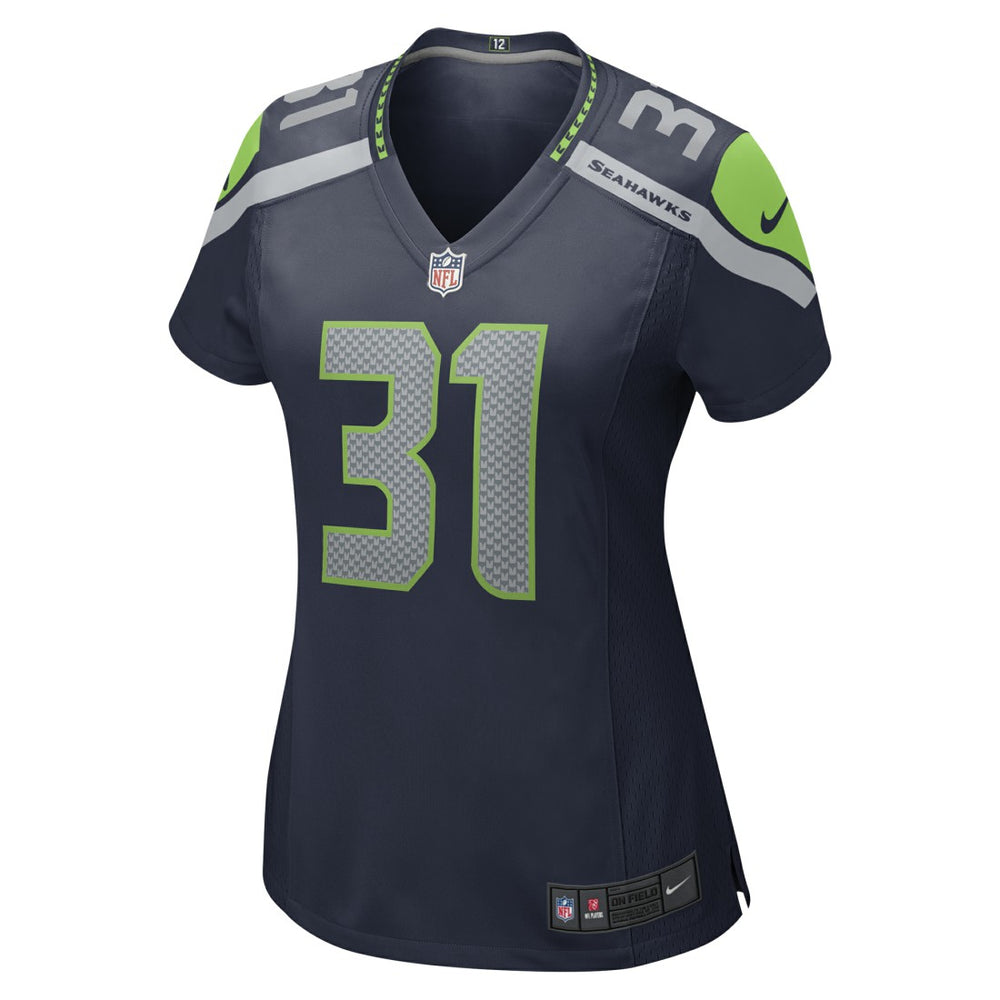 Kam Chancellor Seattle Seahawks Women's Retired Player Game Jersey - College Navy
