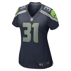 Kam Chancellor Seattle Seahawks Women's Retired Player Game Jersey - College Navy